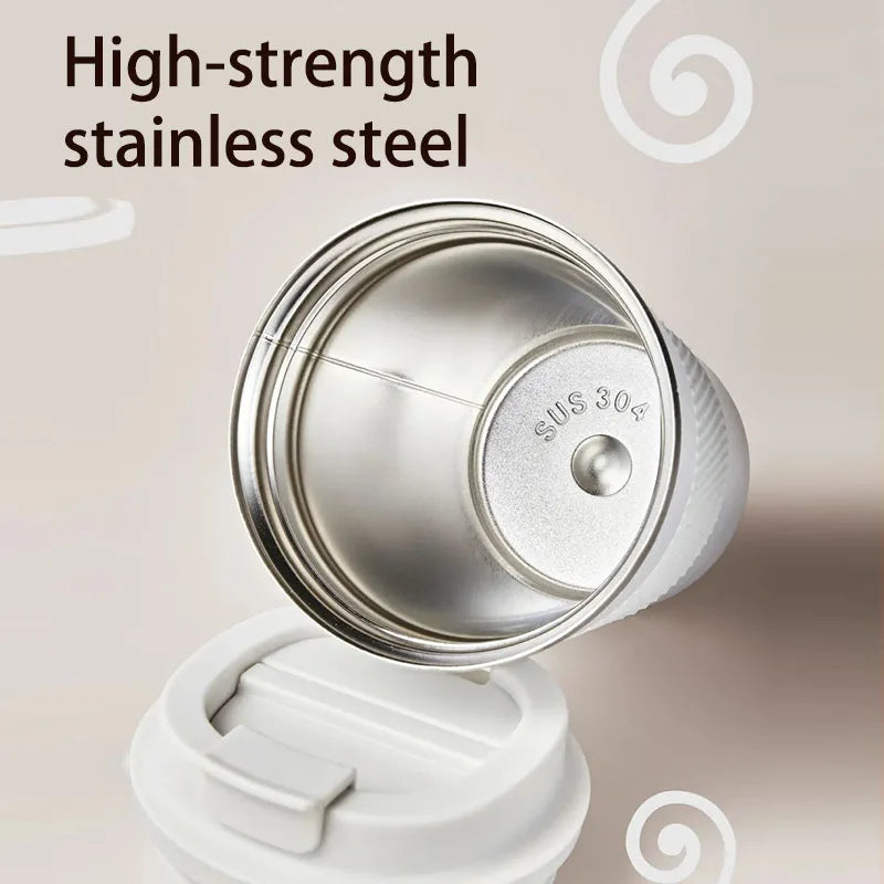 380/510ML Stainless Steel Car Thermal Cup Coffee Cup  for Outdoor Sports Cold and Heat Thermal Mug Tumbler Insulated Flask Water